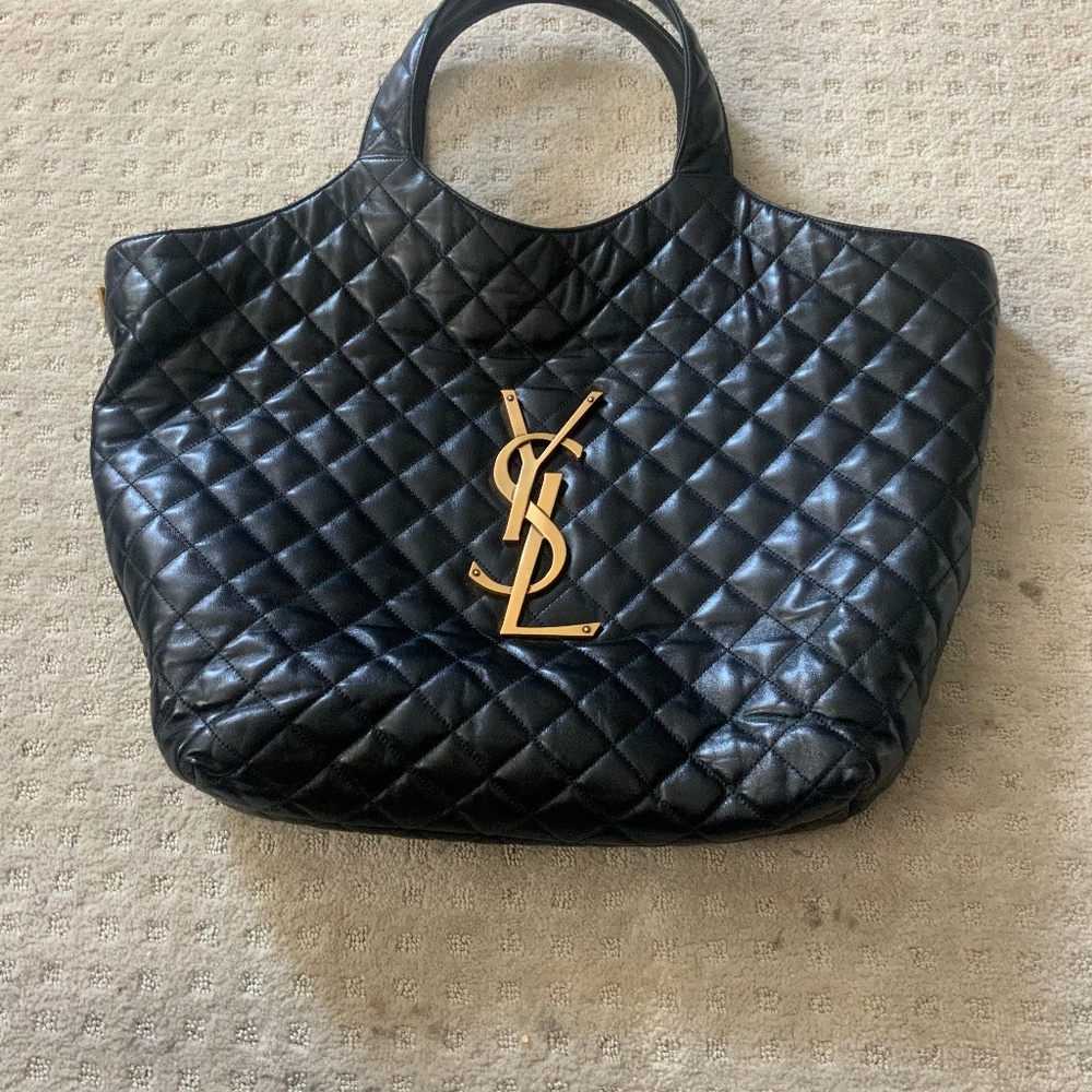 YSL ICARE Quilted Lambskin